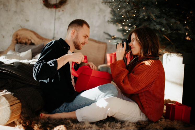 Winter Wonderland with a Flocked Garland and Tree Skirt